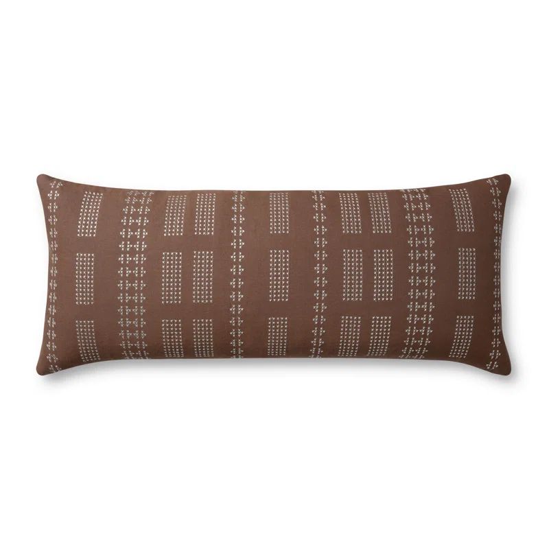 Charles 100% Cotton Lumbar Rectangular Pillow by Jean Stoffer x Loloi | Wayfair North America