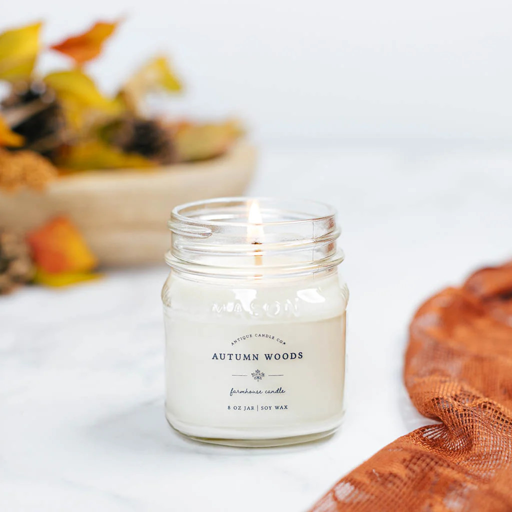 Autumn Woods 8 oz candle | Antique Candle Co.