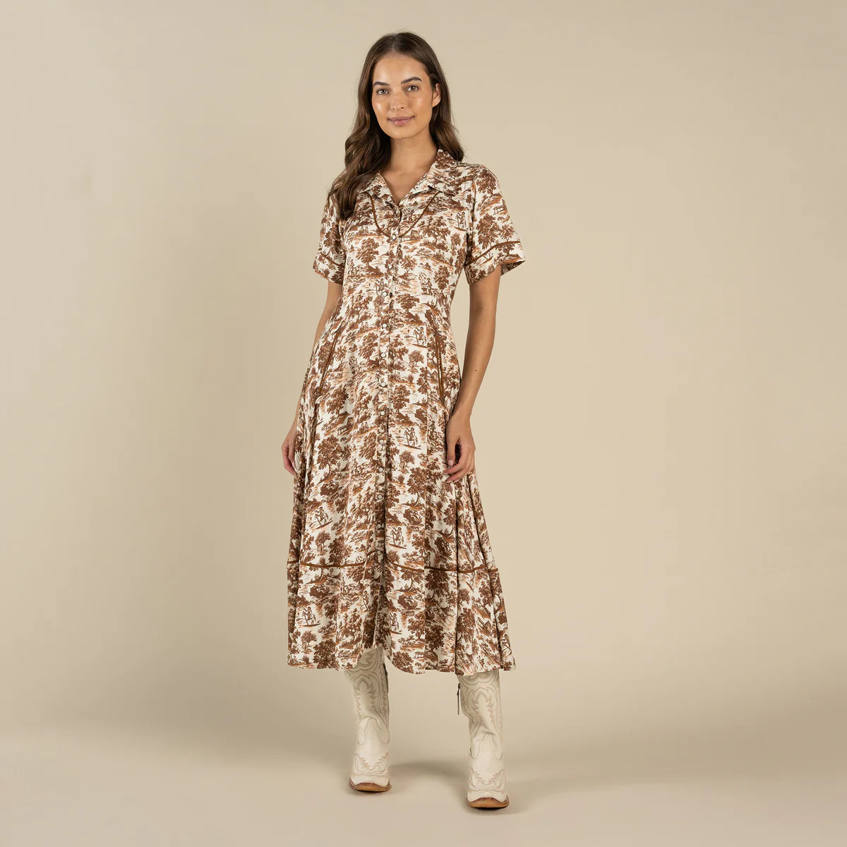 Whataburger x Sendero La Dahlia Dress | Sendero Provisions Co.
