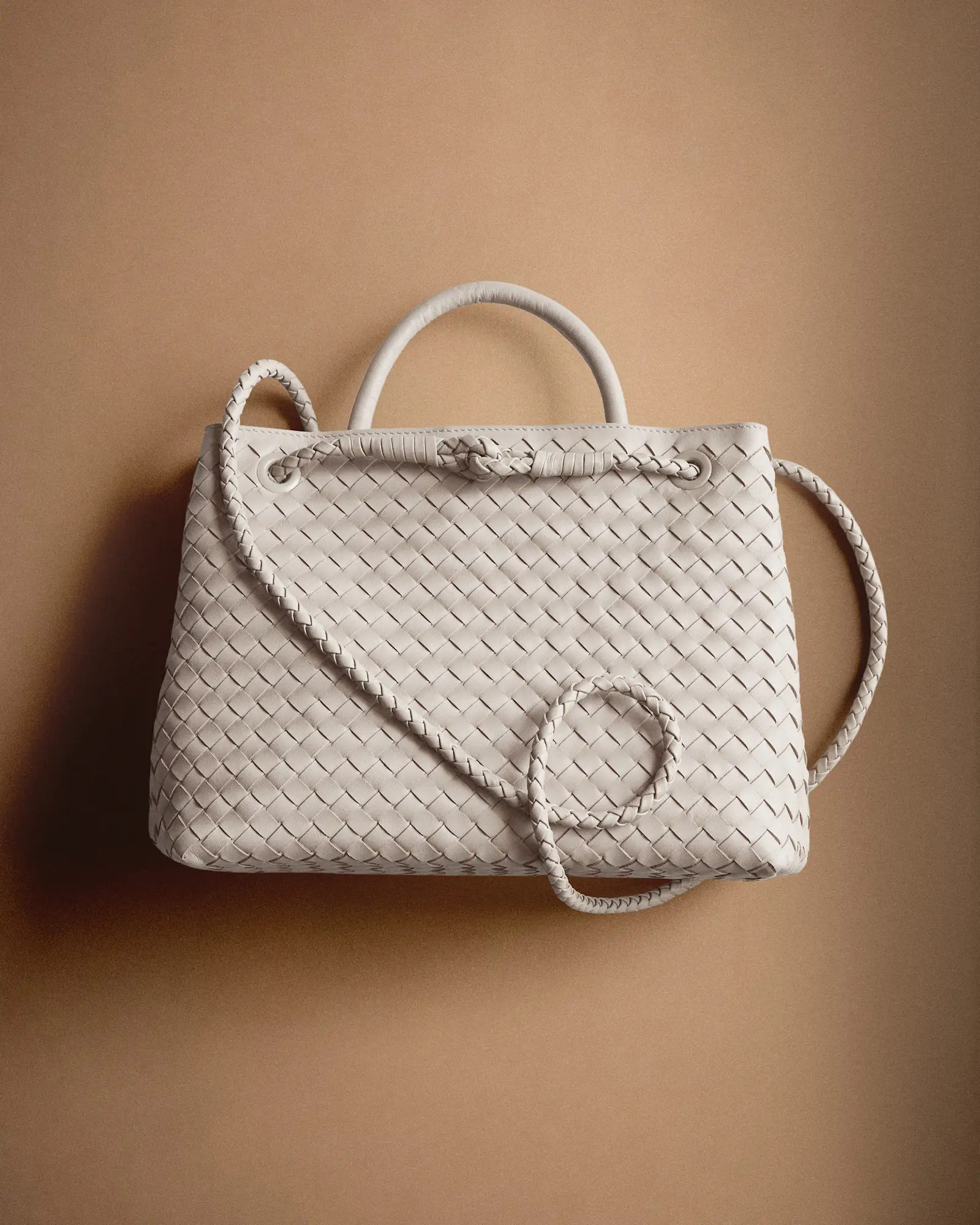 Italian Leather Handwoven Mini Satchel | Quince