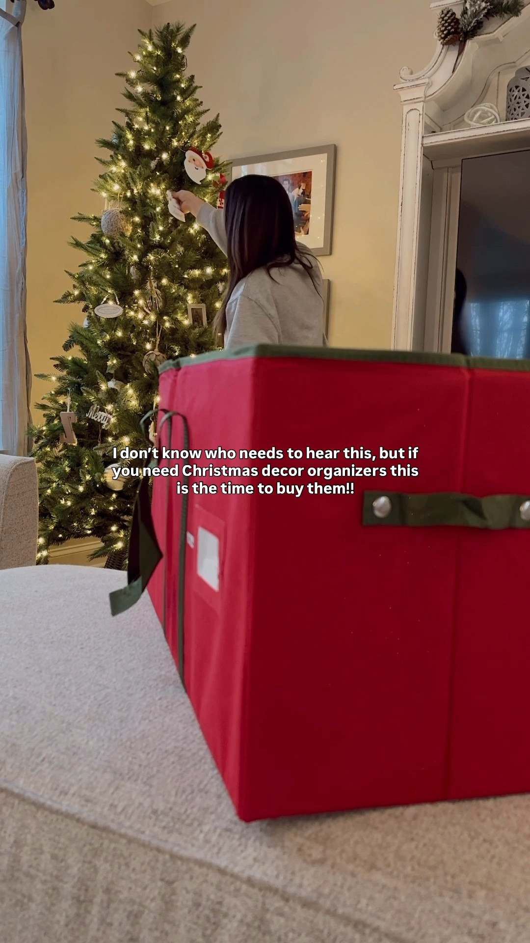 PSA: If you need Christmas decor organizers, the time to buy them is now!! By the time Christmas rolls around, they’ll be picked over or sold out. Trust me, I’ve learned the hard way. 🙃 

Plus, a lot of places have them on sale right now! So you don’t have to wait until December to get a deal. 👏🏼

Anyways, I’ve linked our Christmas tree bag, wreath bags, garland bags, ornament storage boxes, and figurine bin here - all from Amazon. Lowe’s and Target also have some great options, so I’ll link some of those too. 

#LTKHome #LTKSaleAlert #LTKHoliday