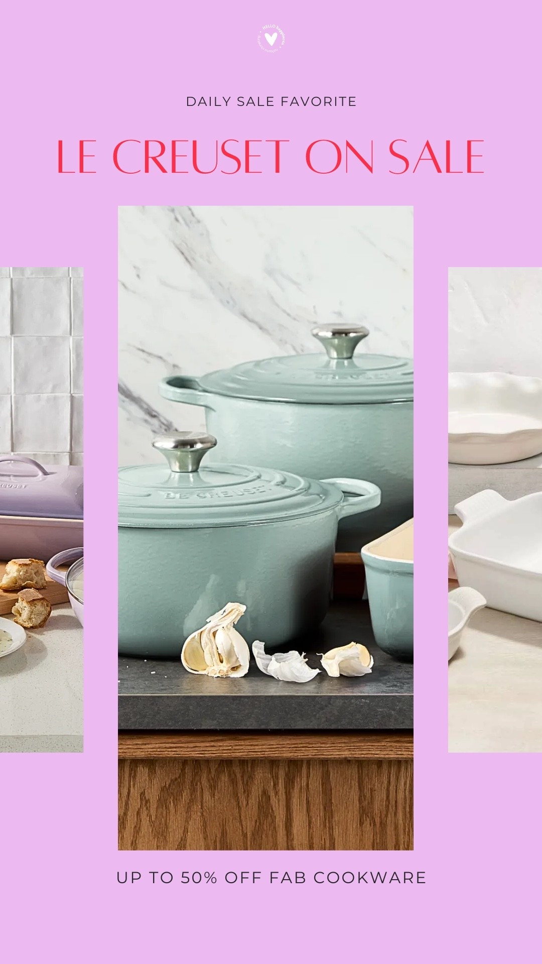 LE CREUSET ON SALE 💕🍳 up to 50% off!! Such a good time to snag that piece you’ve been eyeing or get a head start on holiday gifting.

#LTKHome #LTKSaleAlert
