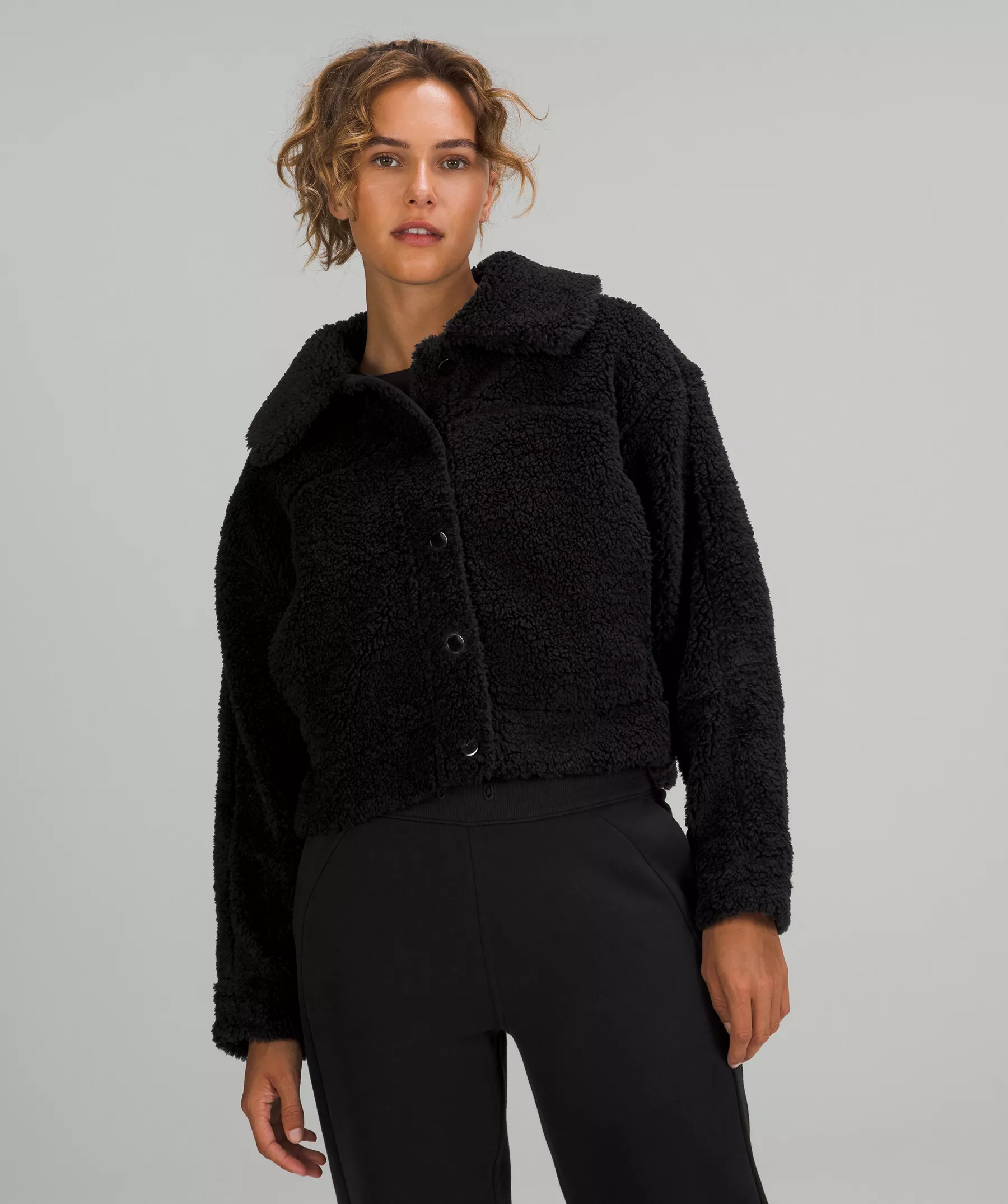 Textured Fleece Button Jacket | Lululemon (US)