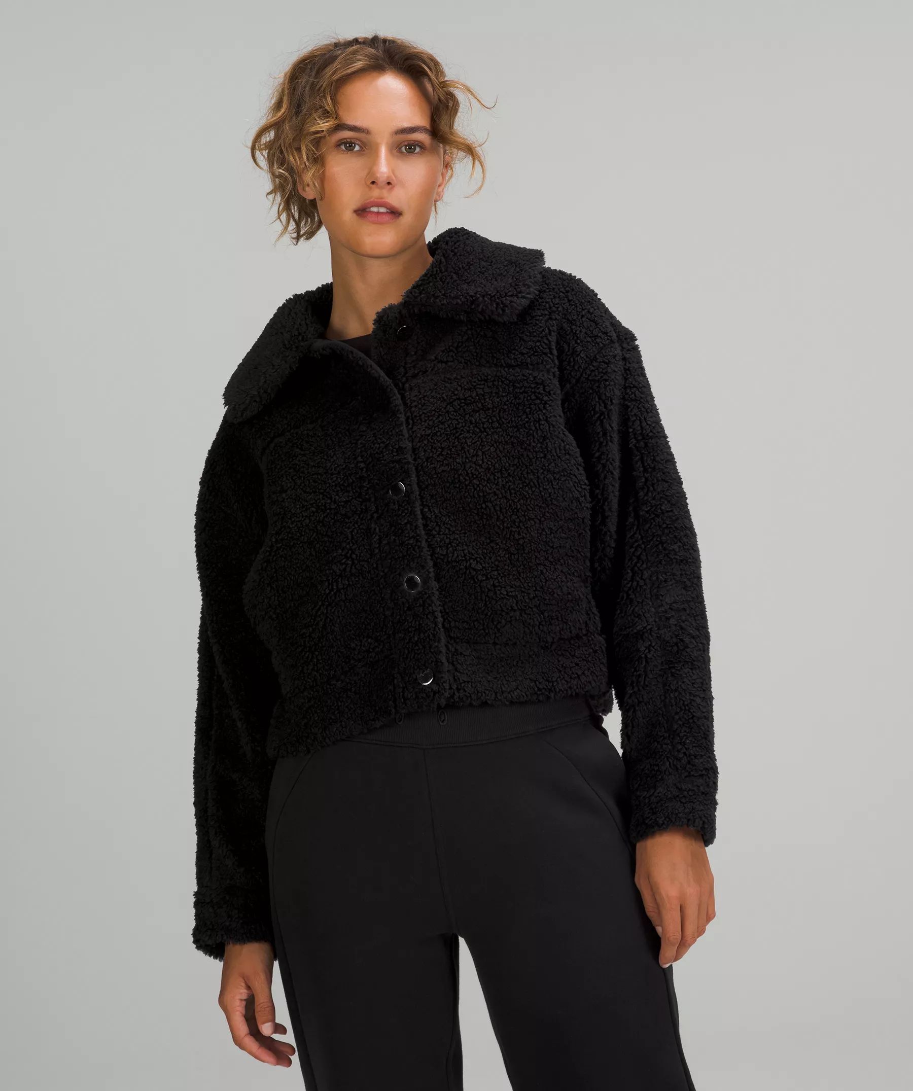 Textured Fleece Button JacketFinal Sale | Lululemon (US)