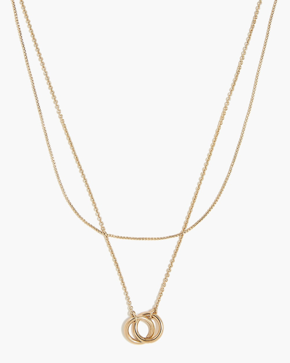 Intertwined layering necklace | J.Crew Factory