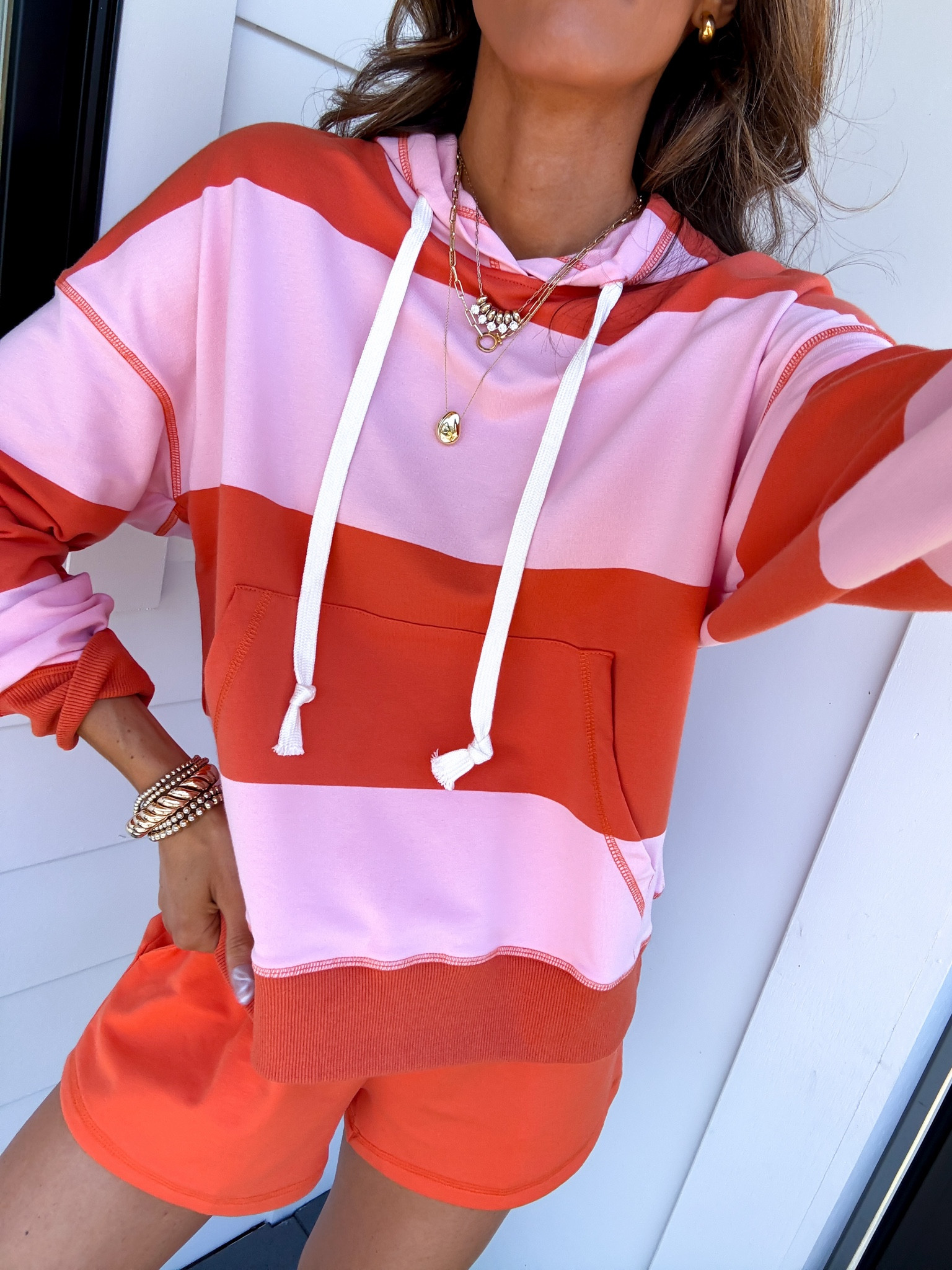 Wearing a small two piece set - fits true to size. 

#LTKselfcare #LTKfitnessgoals #LTKmomlife