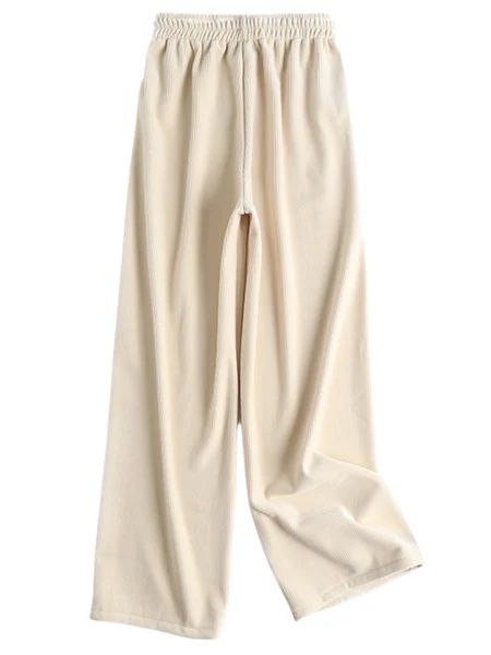 'Ika' Elastic Waist Fleece Corduroy Pants (3 Colors) | Goodnight Macaroon