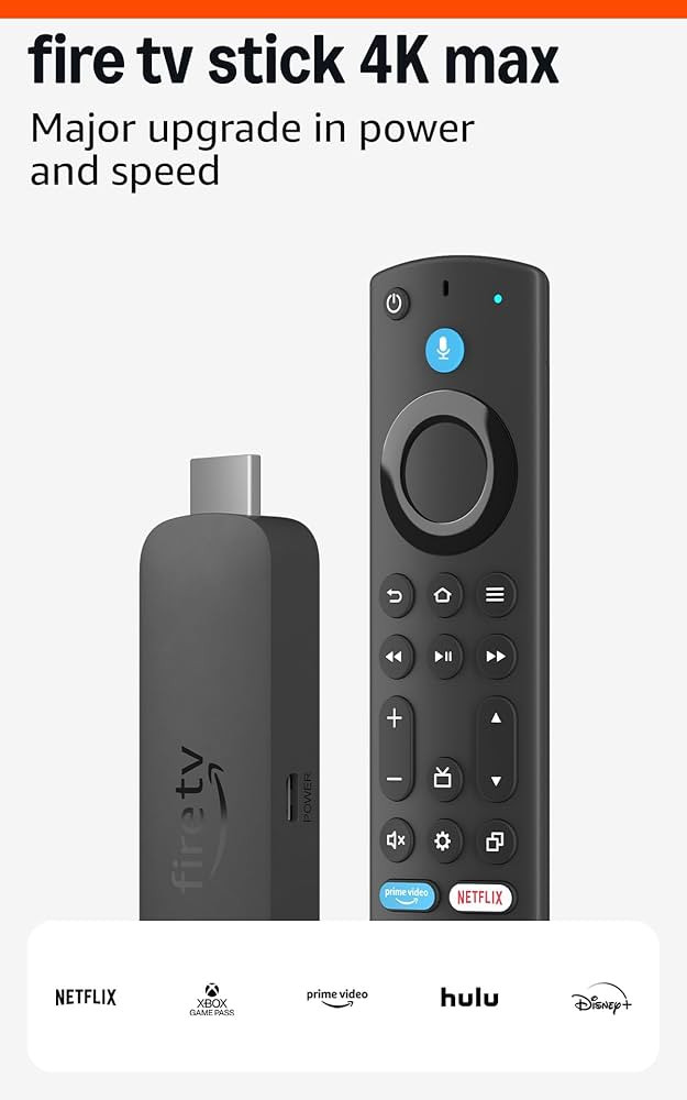 Amazon Fire TV Stick 4K Max streaming device, with AI-powered Fire TV Search, supports Wi-Fi 6E, ... | Amazon (US)