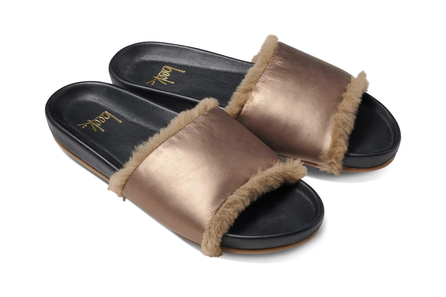 GALLITO SHEARLING - Mocha/Black | beek