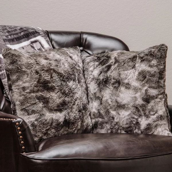Obryan Super Soft Faux Fur Throw Pillow Cover (Set of 2) | Wayfair North America