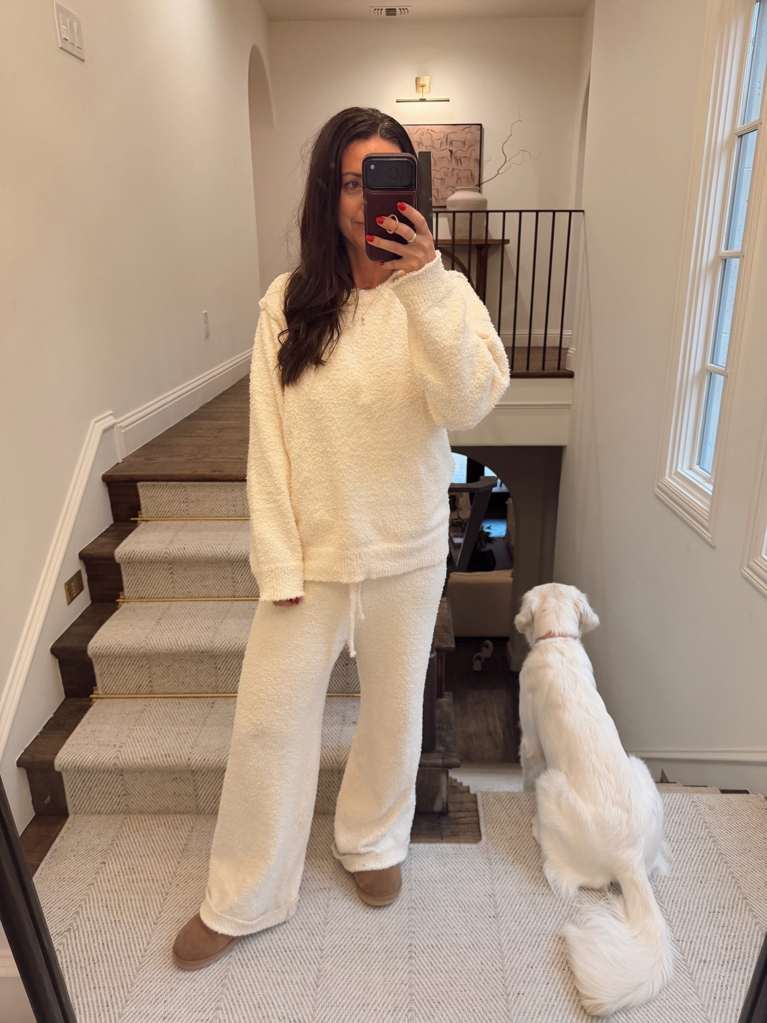Amazon find! I’m shocked by how expensive this lounge set feels! The material is so soft and amazing, I could live in this all season.

#LTKmorningroutine #LTKOver40 #LTKSeasonal