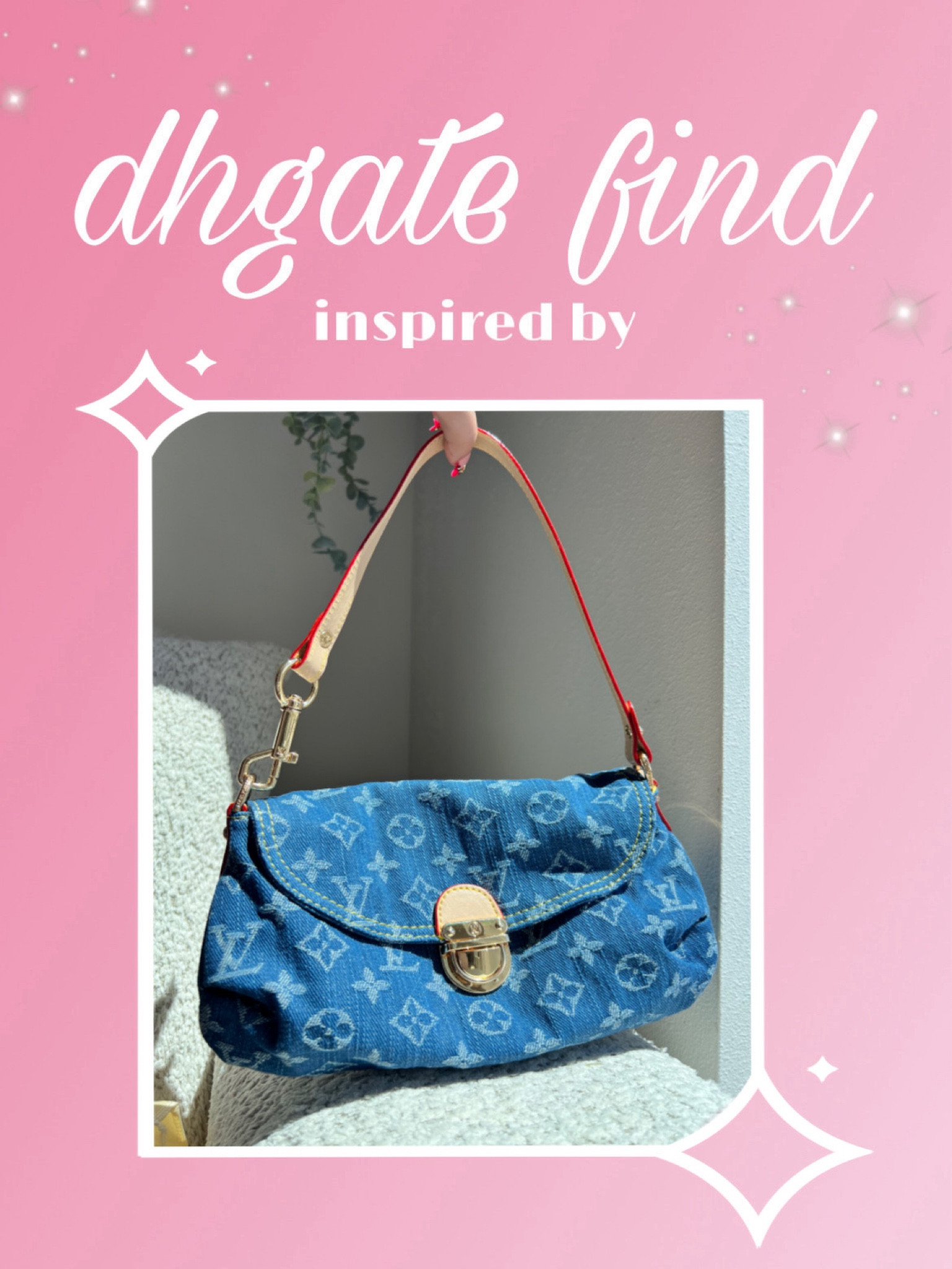 louis vuitton pleaty handbag denim mini ✮ 

#LTKFindsUnder50 #LTKItBag