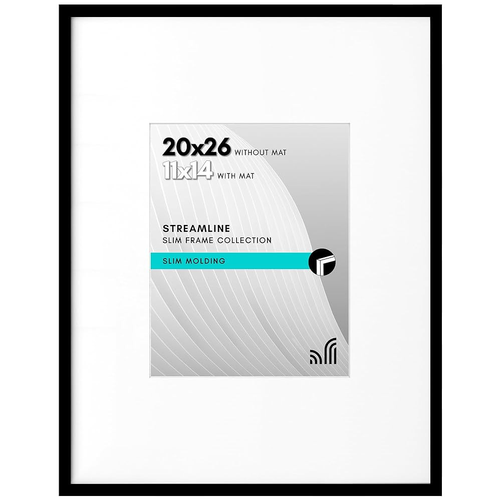 Americanflat Portarretratos de 20 x 26 pulgadas con plexiglás pulido, para usar como marco de 11... | Amazon (US)