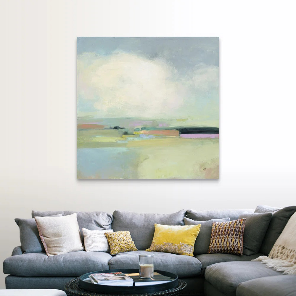 " Colorful Horizon I " by Julia Purinton Painting Print | Wayfair North America