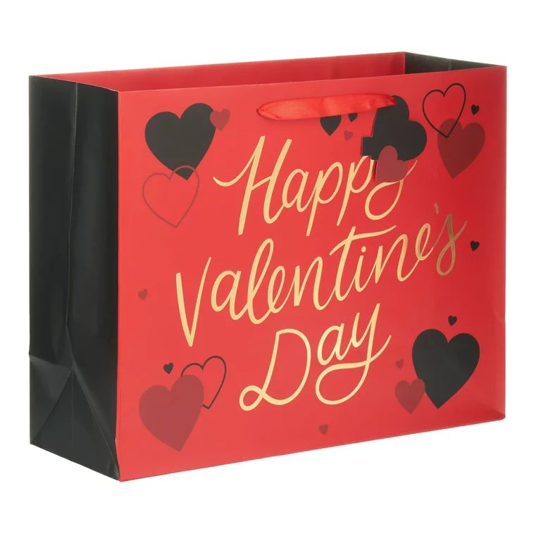 Way To Celebrate Happy Valentine's Day XL Gift Bag, Multi-Color, Paper | Walmart (US)