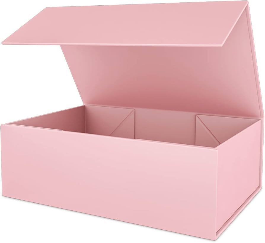 Pink Gift Box 10" x 6" x 3" with Magnetic Closure Lid Gift Boxe for Presents,Bridesmaid Gifts Box... | Amazon (US)