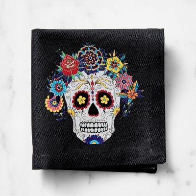 Day of the Dead Cocktail Napkins, Set of 4 | Williams-Sonoma