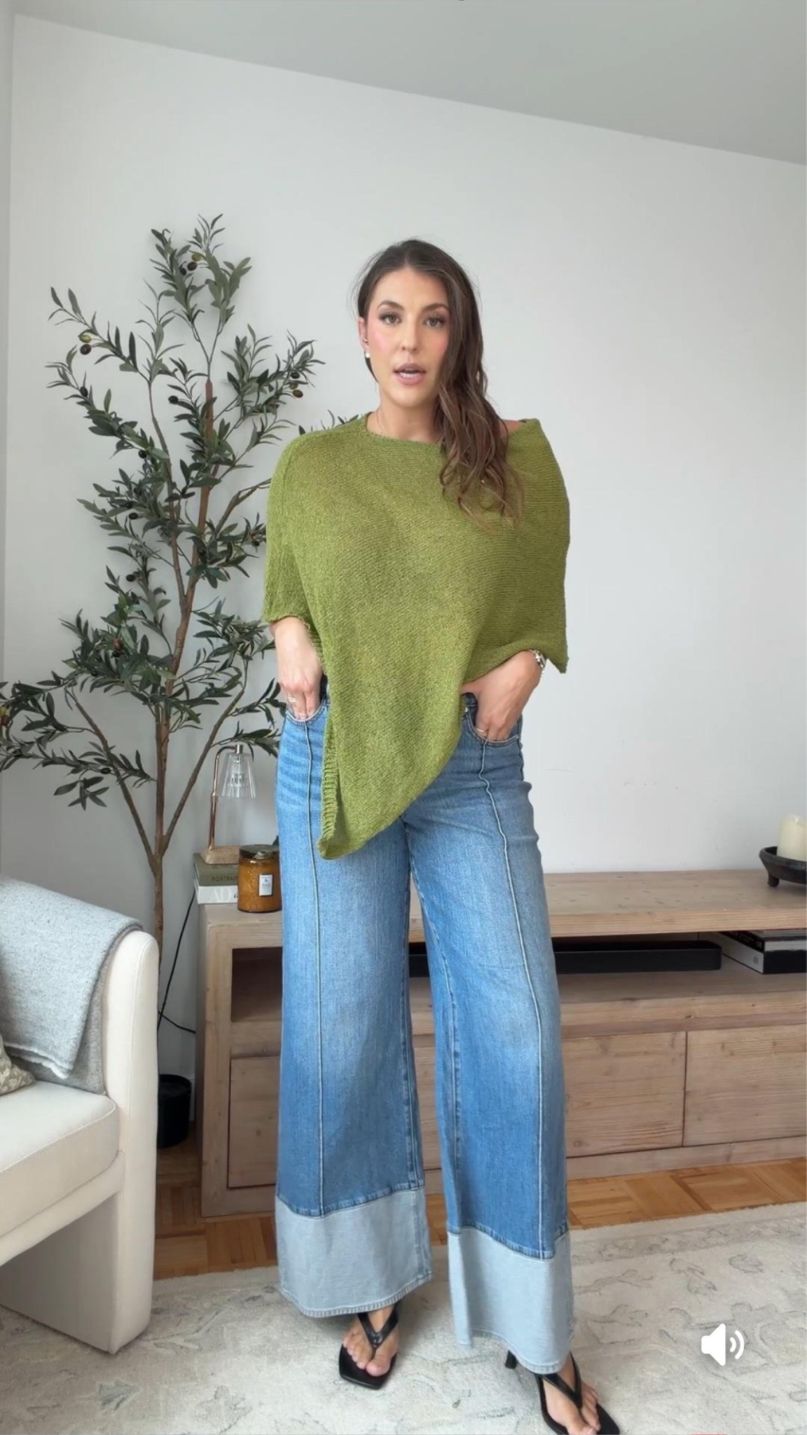 Olive green is having such a moment for fall 💚 love this easy poncho-style knit with wide-leg denim for a relaxed but pulled-together look.

olive green outfit, fall fashion trends, wide leg jeans, casual fall outfit, poncho sweater, transitional fall style, women’s fall fashion, size large style, size 14 outfit inspiration

#LTKdayinmylife #LTKTravel #LTKSeasonal