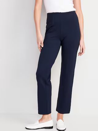 Extra High-Waisted Stevie Straight Ankle Pants | Old Navy (US)