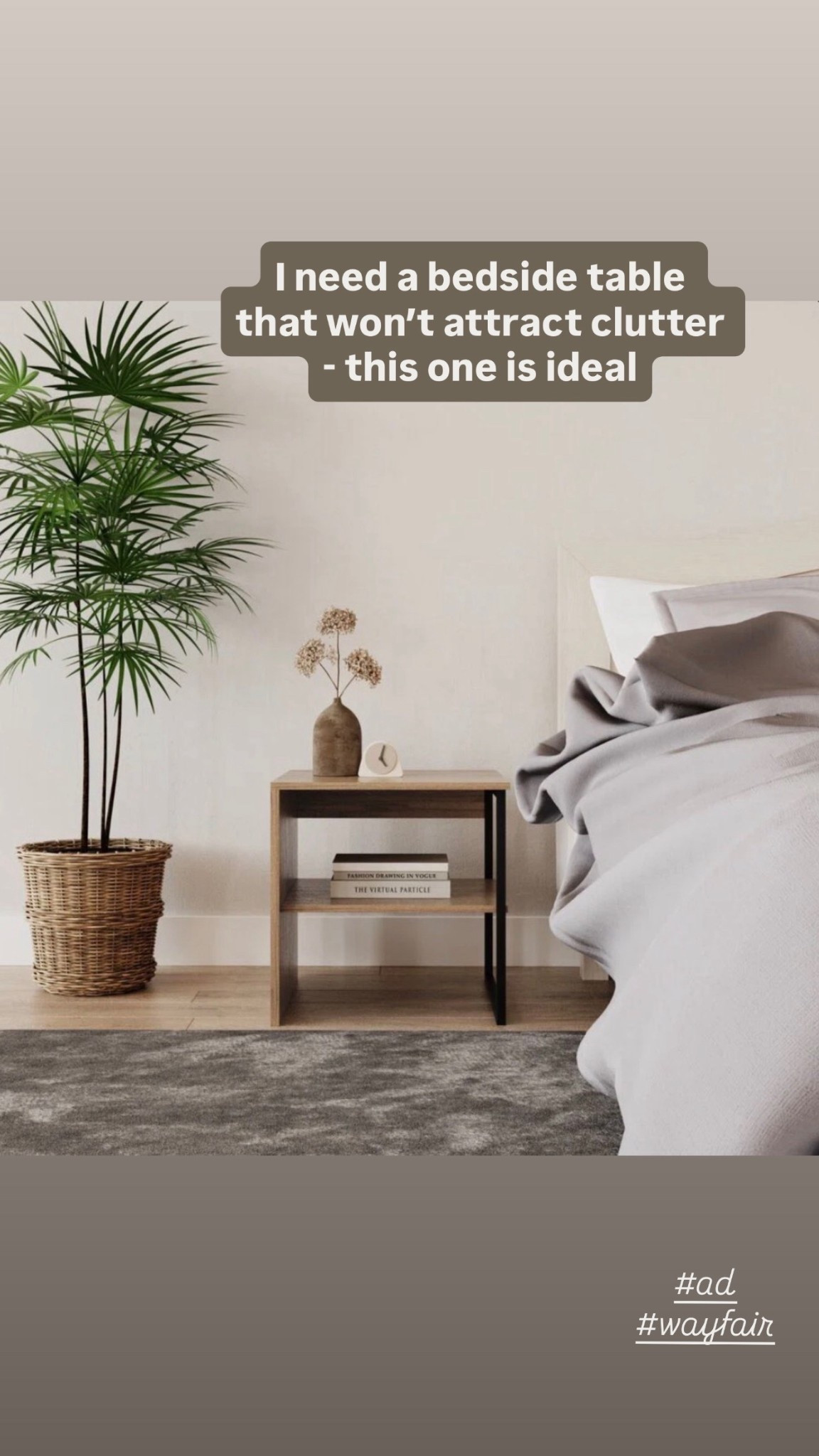 I need a bedside table that won’t attract clutter. This one is a beautiful minimal design and fits the scheme perfectly.
It would also be a fabulous table for the ends of a sofa. 
@Wayfair AD. 

#LTKuk #LTKhome