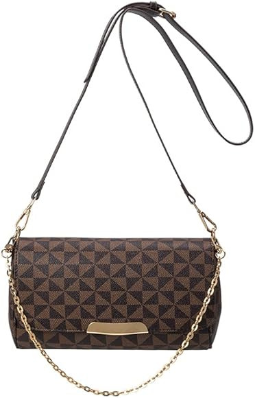 CHENFANS Women's Crossbody Bags Fashion Chain Bags Classic Casual Clutches Envelope Shoulder Bags... | Amazon (US)