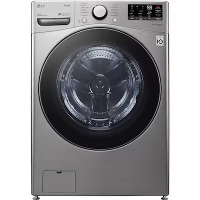 LG  Smart Wi-Fi Enabled 4.5-cu ft High Efficiency Stackable Steam Cycle Front-Load Washer (Graph... | Lowe's