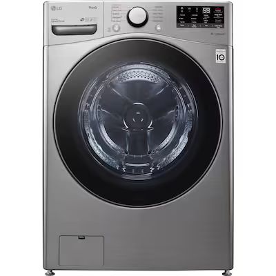 LG  Smart Wi-Fi Enabled 4.5-cu ft High Efficiency Stackable Steam Cycle Front-Load Washer (Graph... | Lowe's