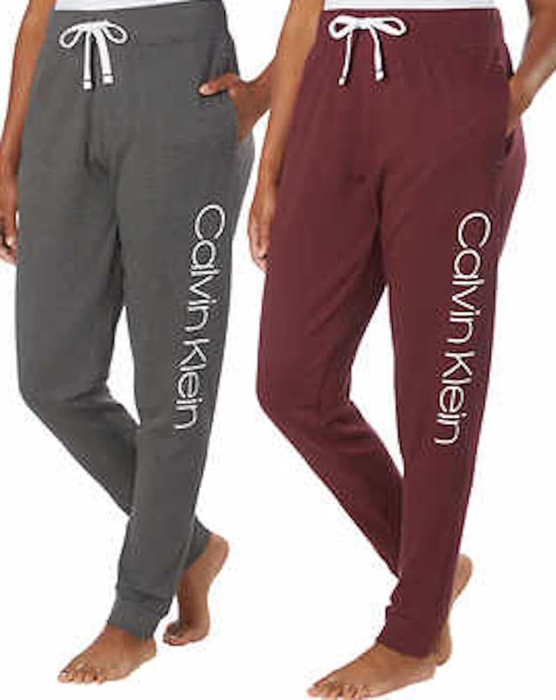 Calvin Klein Women's 2 Pack French Terry Joggers | Amazon (US)
