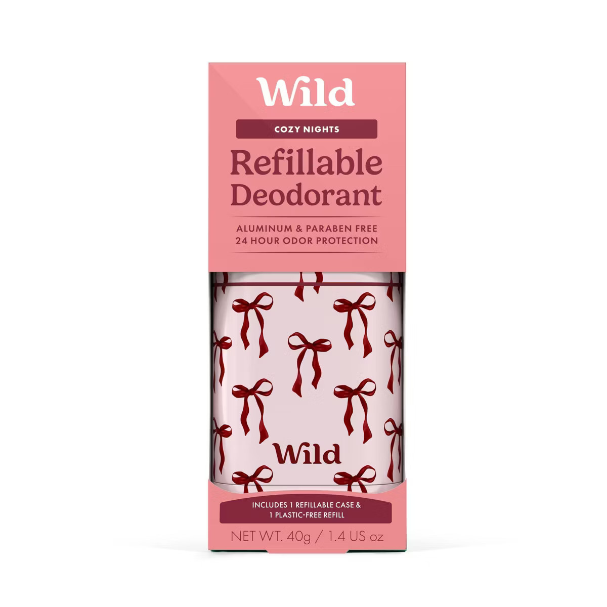 Wild Cosmetics Bow Case & Cozy Nights Deodorant Refills - 2ct | Target