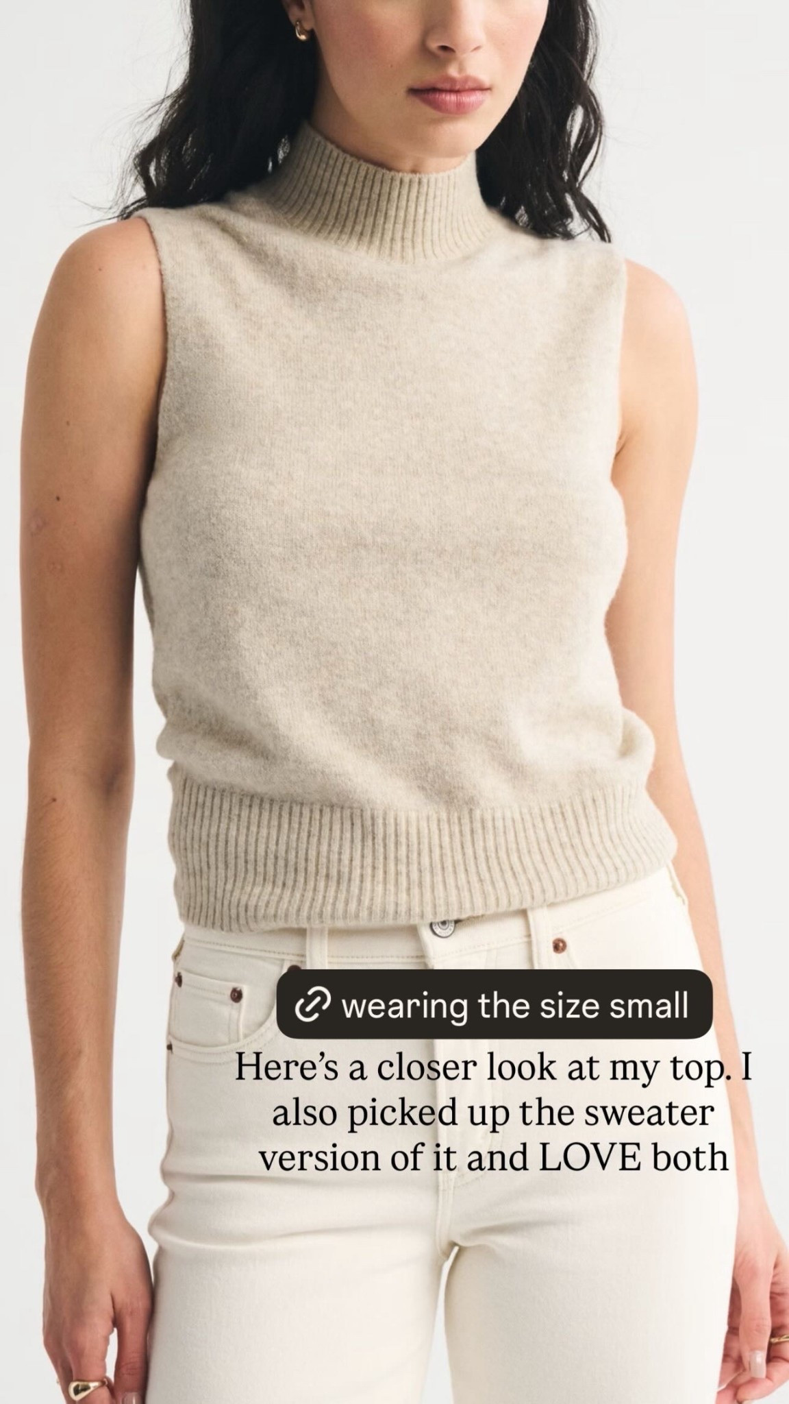 Here's a closer look at my top. I also picked up the sweater version of it and LOVE both  

#LTKOver40 #LTKootd #LTKgrwm