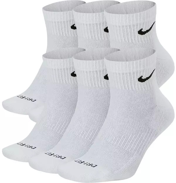 Nike Dri-FIT Everyday Plus Cushioned Training Ankle Socks - 6 Pack | Dick's Sporting Goods | Dick's Sporting Goods