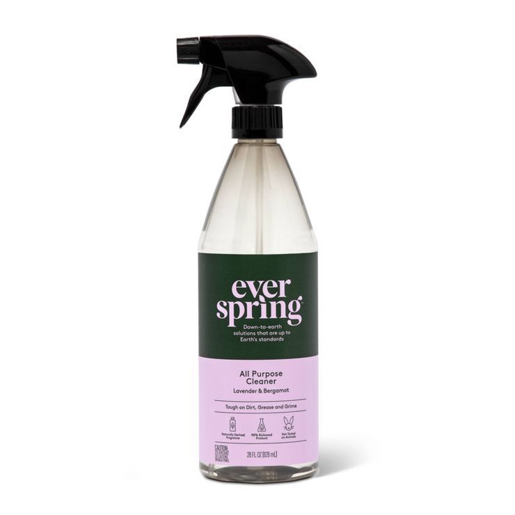 Lavender & Bergamot All Purpose Cleaner - 28 fl oz - Everspring™ | Target