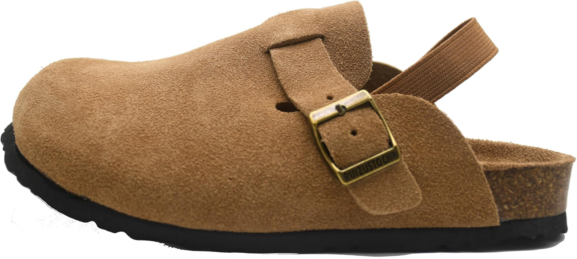 Kids Suede Clogs Toddler Clogs Boys Girls Sandals Cork Adjustable Buckle Mules Kid Slippers Flat ... | Amazon (US)