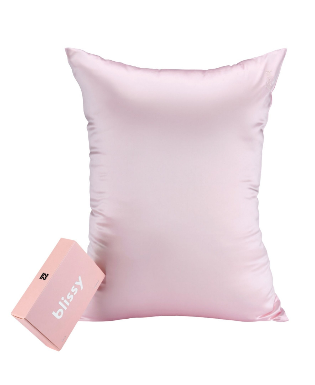 Blissy 22-Momme Silk Pillowcase, Queen - Blush | Macy's
