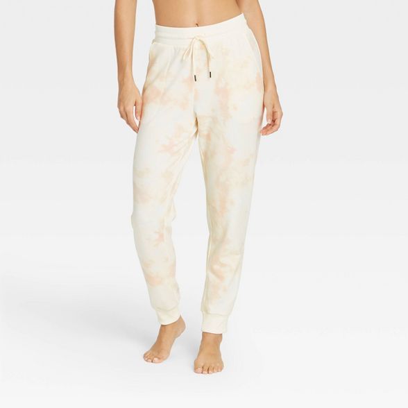 Women's Tie-Dye Soft Fleece Lounge Jogger Pants - Stars Above™ | Target