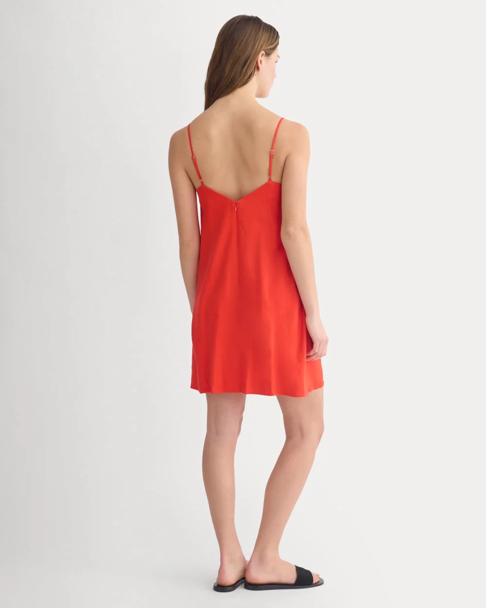 Mini Shift Dress in Stretch Linen | Everlane