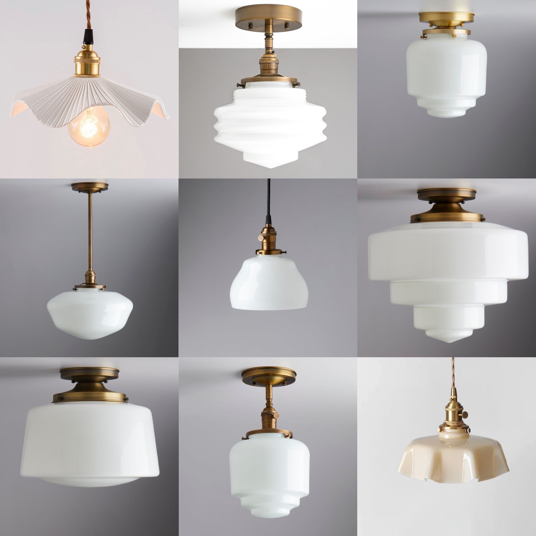 Some of our favorite pendant lights for our 1920s and 1950s renovations. #lighting #homerenovation #vintagedecor #pendantlighting 

#LTKhome #LTKGiftGuide