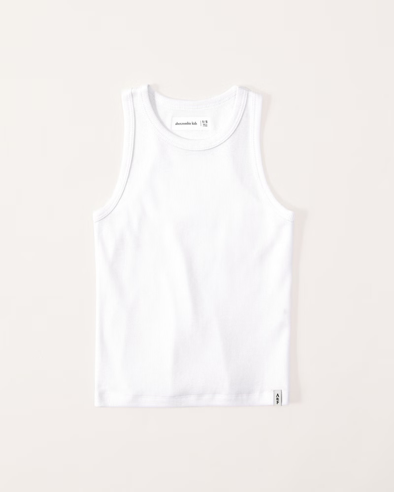 high-neck rib tank | Abercrombie & Fitch (US)