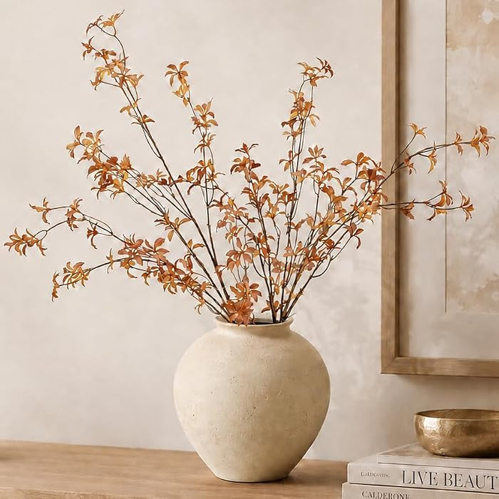 Avoeco 5 Pcs 29 Inch Real Touch Faux Enkianthus Fall Branches | Amazon (US)