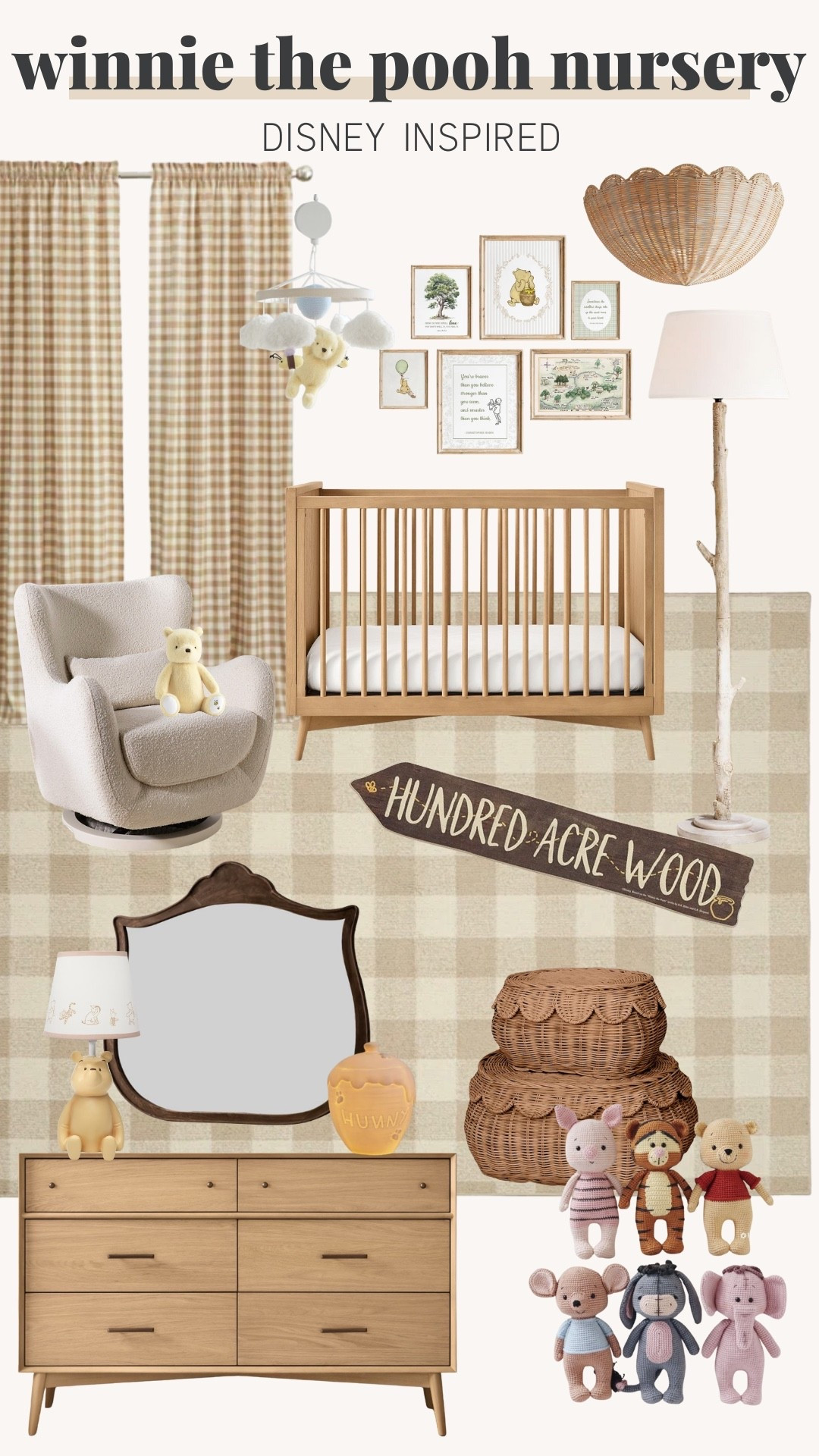 Winnie the Pooh nursery ideas! 


Baby, girl, boy, gender neutral, Disney Pooh bear, furniture, accents 

#LTKHome #LTKBaby #LTKStyleTip