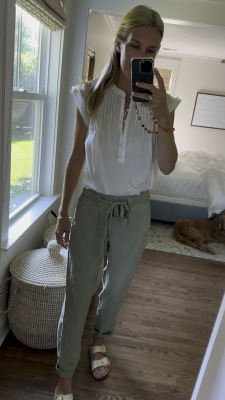 An easy summer outfit that would also be great for travel! I love how light and comfortable these pants are. Included other favorites from the brand as well — all perfect for the summer heat!

Code ‘AGREENWELL10’ saves you 10% off sitewide #ad

#LTKStyleTip #LTKTravel #LTKSeasonal