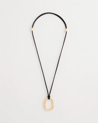 Women's Adjustable Pendant Corded Necklace in Gold | Chico's | Chico's