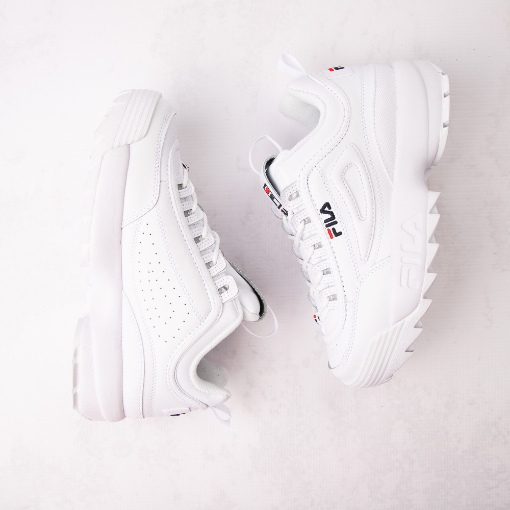 Womens Fila Disruptor 2 Premium Athletic Shoe - White | Journeys