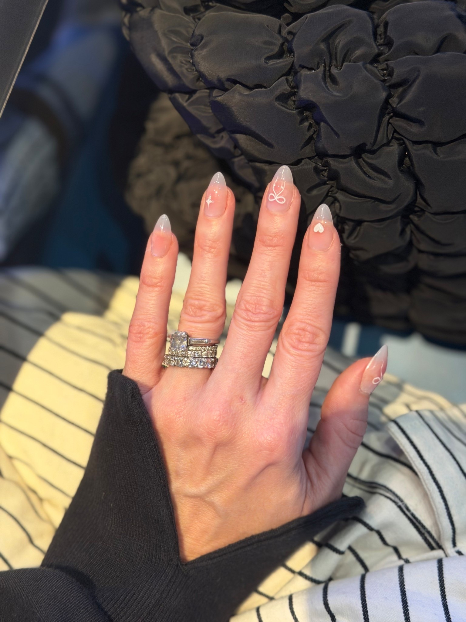 Love my fresh press-on nails with bows and hearts. 💕 

#LTKBeauty #LTKselfcare