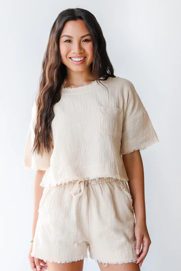 Vacation Life Linen Top | Dress Up