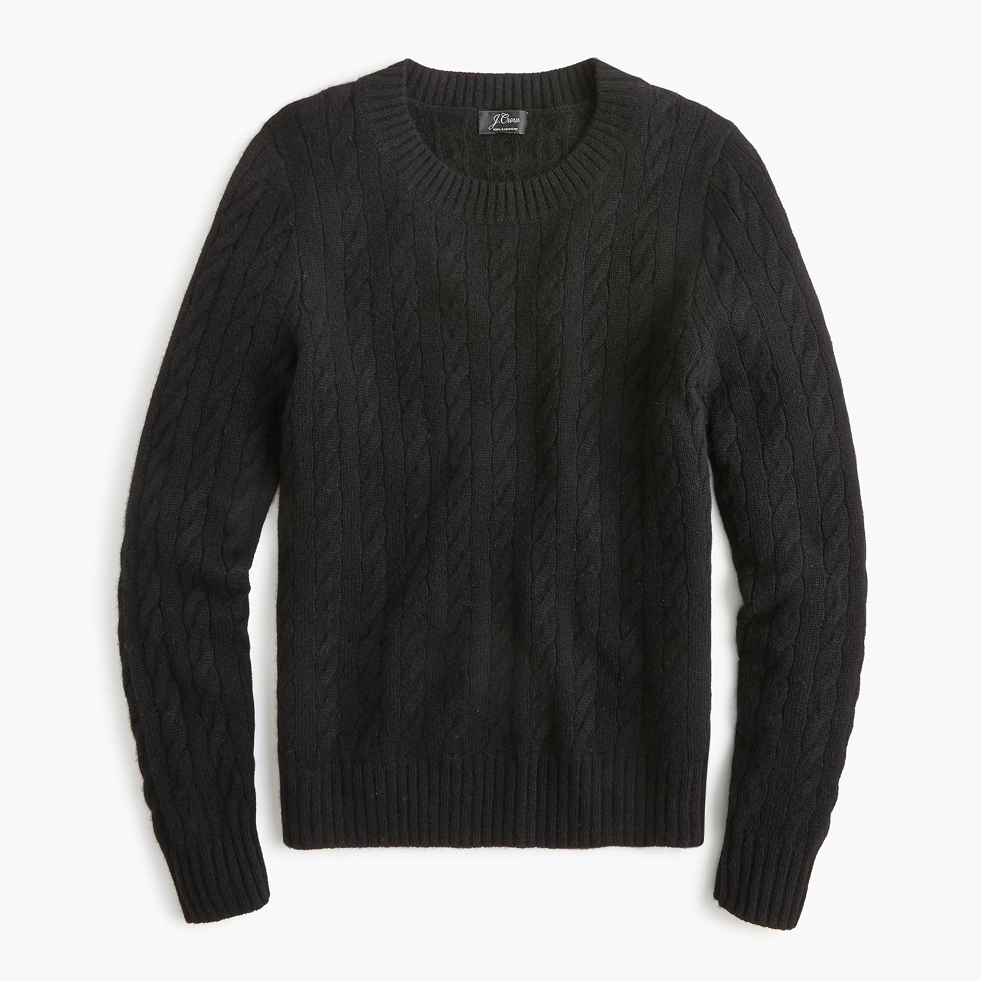 Cable crewneck sweater in everyday cashmere | J.Crew US