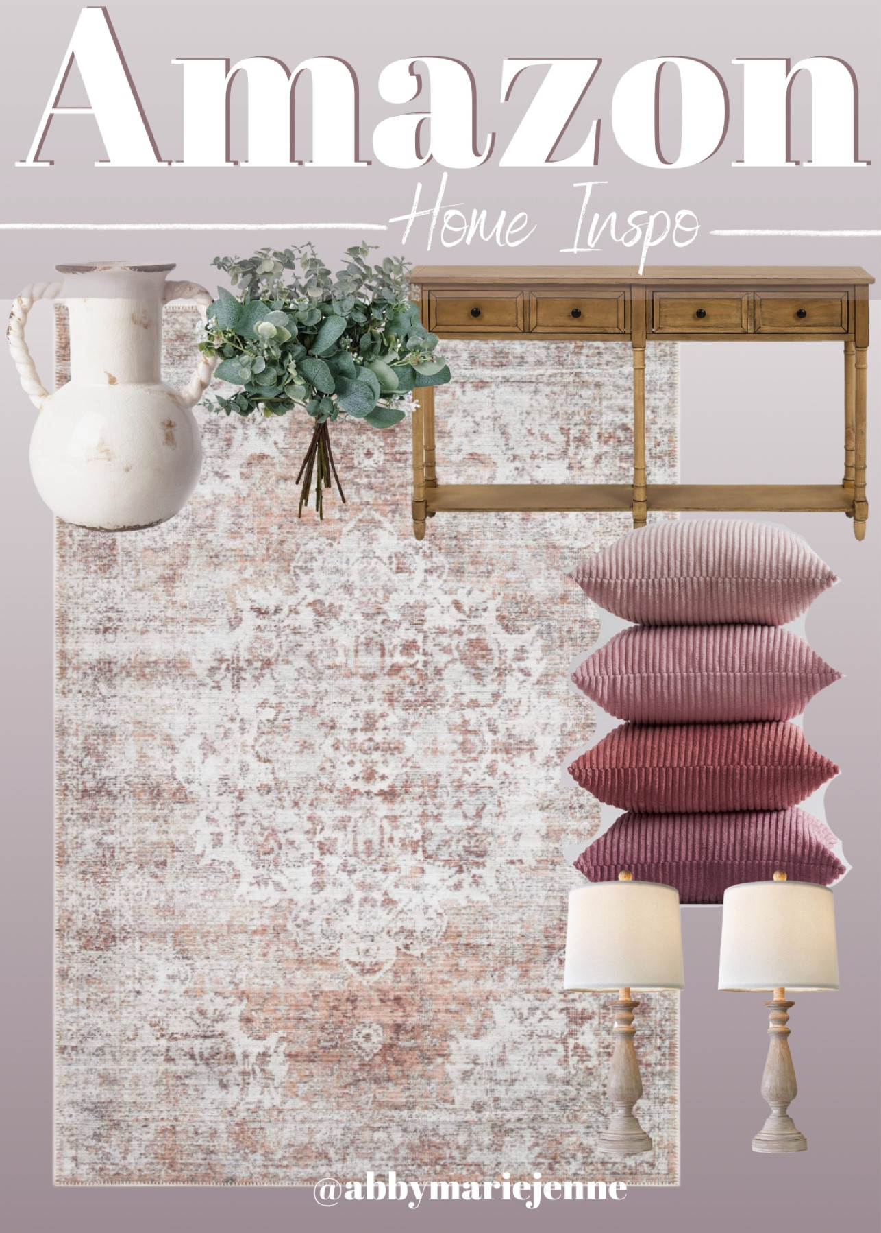 Home decor. Spring home decor. Spring decorations. Home inspo. Pink decor. Amazon home. Amazon decor. Amazon finds. Entry table. Area rugs. Table lamps. Vase. Throw pillows. Neutral home decor. 

#LTKhome #LTKfindsunder100 #LTKSeasonal