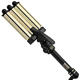 HOT TOOLS Pro Artist 24K Gold Digital 3 Barrel Waver | Long Lasting Defined Waves (Jumbo) | Amazon (US)