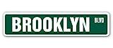Brooklyn, NY Street Sign NYC New York City Big | Indoor/Outdoor | 36" Wide | Amazon (US)