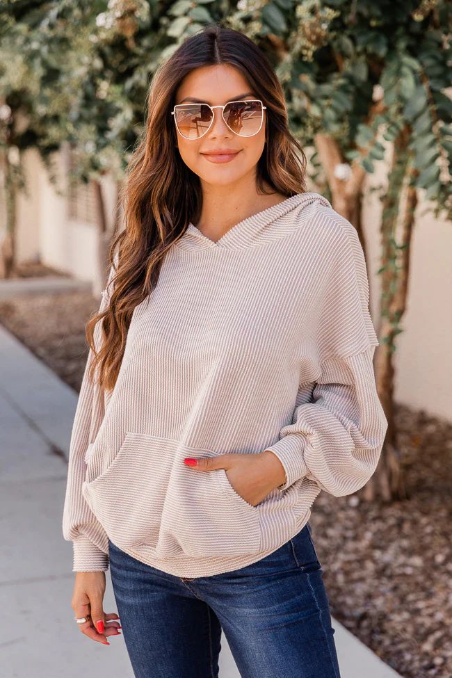 Stylish Splendor Oatmeal Hoodie | The Pink Lily Boutique